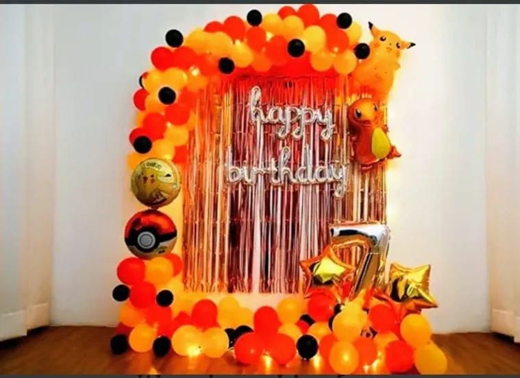 Pokemon Theme 7th Decoration